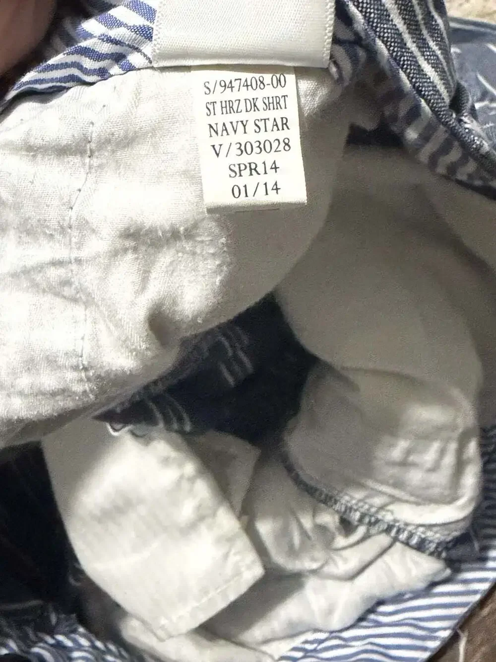 Banana Republic Blue White Striped Lightweight Cotton Chino Shorts